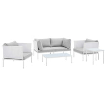Load image into Gallery viewer, Harmony 5-Piece Sunbrella¨ Outdoor Patio Aluminum Furniture Set by Modway
