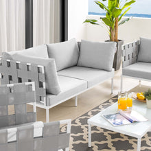 Load image into Gallery viewer, Harmony 5-Piece Sunbrella¨ Outdoor Patio Aluminum Furniture Set by Modway
