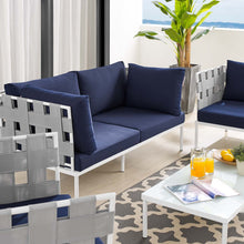 Load image into Gallery viewer, Harmony 5-Piece Sunbrella¨ Outdoor Patio Aluminum Furniture Set by Modway
