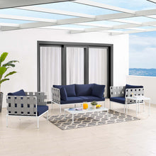 Load image into Gallery viewer, Harmony 5-Piece Sunbrella¨ Outdoor Patio Aluminum Furniture Set by Modway
