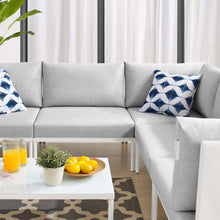 Load image into Gallery viewer, Harmony 6-Piece Sunbrella¨ Outdoor Patio Aluminum Sectional Sofa Set by Modway
