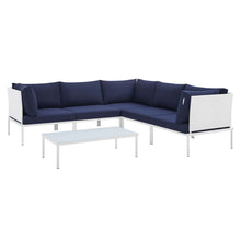 Load image into Gallery viewer, Harmony 6-Piece Sunbrella¨ Outdoor Patio Aluminum Sectional Sofa Set by Modway
