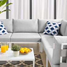 Load image into Gallery viewer, Harmony 6-Piece Sunbrella¨ Outdoor Patio Aluminum Sectional Sofa Set by Modway
