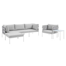 Load image into Gallery viewer, Harmony 6-Piece Sunbrella¨ Outdoor Patio Aluminum Seating Set by Modway
