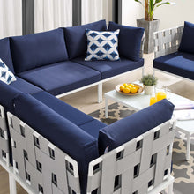 Load image into Gallery viewer, Harmony 7-Piece Sunbrella¨ Outdoor Patio Aluminum Sectional Sofa Set by Modway
