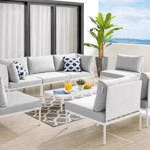 Load image into Gallery viewer, Harmony 8-Piece Sunbrella¨ Outdoor Patio Aluminum Sectional Sofa Set by Modway
