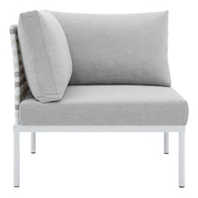 Load image into Gallery viewer, Harmony 8-Piece Sunbrella¨ Basket Weave Outdoor Patio Aluminum Sectional Sofa Set by Modway
