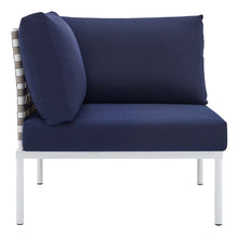 Load image into Gallery viewer, Harmony 8-Piece Sunbrella¨ Basket Weave Outdoor Patio Aluminum Sectional Sofa Set by Modway
