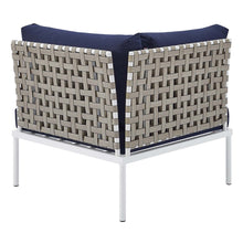 Load image into Gallery viewer, Harmony 8-Piece Sunbrella¨ Basket Weave Outdoor Patio Aluminum Sectional Sofa Set by Modway
