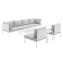 Load image into Gallery viewer, Harmony 8-Piece Sunbrella¨ Outdoor Patio Aluminum Sectional Sofa Set by Modway
