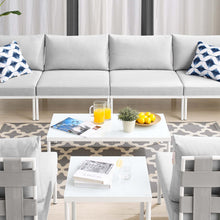 Load image into Gallery viewer, Harmony 8-Piece Sunbrella¨ Outdoor Patio Aluminum Sectional Sofa Set by Modway
