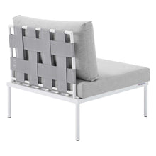 Load image into Gallery viewer, Harmony 8-Piece Sunbrella¨ Outdoor Patio Aluminum Sectional Sofa Set by Modway
