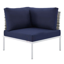 Load image into Gallery viewer, Harmony 8-Piece Sunbrella¨ Basket Weave Outdoor Patio Aluminum Seating Set by Modway
