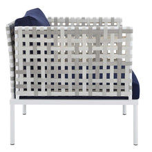 Load image into Gallery viewer, Harmony 8-Piece Sunbrella¨ Basket Weave Outdoor Patio Aluminum Seating Set by Modway
