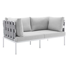Load image into Gallery viewer, Harmony 8-Piece Sunbrella¨ Outdoor Patio Aluminum Seating Set by Modway
