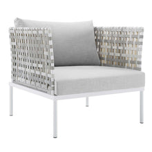 Load image into Gallery viewer, Harmony 10-Piece Sunbrella¨ Basket Weave Outdoor Patio Aluminum Sectional Sofa Set by Modway
