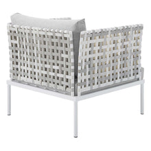Load image into Gallery viewer, Harmony 10-Piece Sunbrella¨ Basket Weave Outdoor Patio Aluminum Sectional Sofa Set by Modway
