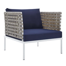 Load image into Gallery viewer, Harmony 10-Piece Sunbrella¨ Basket Weave Outdoor Patio Aluminum Sectional Sofa Set by Modway
