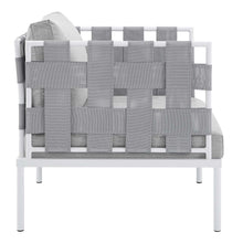 Load image into Gallery viewer, Harmony 10-Piece Sunbrella¨ Outdoor Patio Aluminum Sectional Sofa Set by Modway
