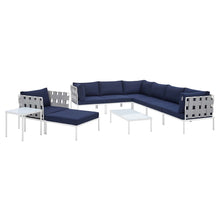 Load image into Gallery viewer, Harmony 10-Piece Sunbrella¨ Outdoor Patio Aluminum Sectional Sofa Set by Modway
