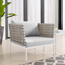 Load image into Gallery viewer, Harmony Sunbrella¨ Basket Weave Outdoor Patio Aluminum Armchair by Modway
