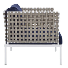 Load image into Gallery viewer, Harmony Sunbrella¨ Basket Weave Outdoor Patio Aluminum Armchair by Modway
