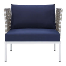 Load image into Gallery viewer, Harmony Sunbrella¨ Basket Weave Outdoor Patio Aluminum Armchair by Modway
