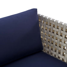 Load image into Gallery viewer, Harmony Sunbrella¨ Basket Weave Outdoor Patio Aluminum Armchair by Modway
