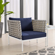 Load image into Gallery viewer, Harmony Sunbrella¨ Basket Weave Outdoor Patio Aluminum Armchair by Modway
