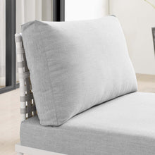 Load image into Gallery viewer, Harmony Sunbrella¨ Basket Weave Outdoor Patio Aluminum Armless Chair by Modway
