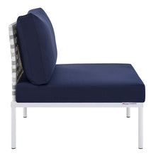 Load image into Gallery viewer, Harmony Sunbrella¨ Basket Weave Outdoor Patio Aluminum Armless Chair by Modway
