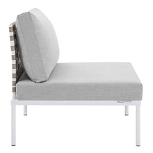 Load image into Gallery viewer, Harmony Sunbrella¨ Basket Weave Outdoor Patio Aluminum Armless Chair by Modway
