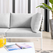 Load image into Gallery viewer, Harmony Sunbrella¨ Basket Weave Outdoor Patio Aluminum Loveseat by Modway
