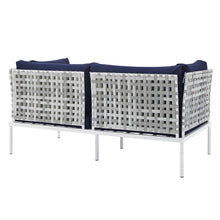 Load image into Gallery viewer, Harmony Sunbrella¨ Basket Weave Outdoor Patio Aluminum Loveseat by Modway
