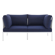Load image into Gallery viewer, Harmony Sunbrella¨ Outdoor Patio Aluminum Loveseat by Modway
