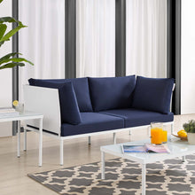 Load image into Gallery viewer, Harmony Sunbrella¨ Outdoor Patio Aluminum Loveseat by Modway
