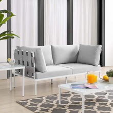Load image into Gallery viewer, Harmony Sunbrella¨ Outdoor Patio Aluminum Loveseat by Modway
