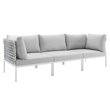 Load image into Gallery viewer, Harmony Sunbrella¨ Basket Weave Outdoor Patio Aluminum Sofa by Modway
