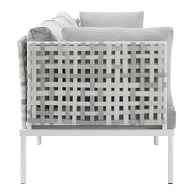 Load image into Gallery viewer, Harmony Sunbrella¨ Basket Weave Outdoor Patio Aluminum Sofa by Modway
