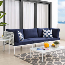 Load image into Gallery viewer, Harmony Sunbrella¨ Basket Weave Outdoor Patio Aluminum Sofa by Modway
