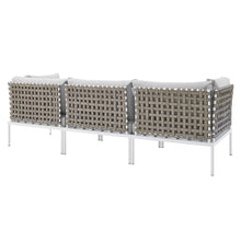 Load image into Gallery viewer, Harmony Sunbrella¨ Basket Weave Outdoor Patio Aluminum Sofa by Modway
