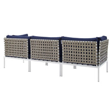 Load image into Gallery viewer, Harmony Sunbrella¨ Basket Weave Outdoor Patio Aluminum Sofa by Modway

