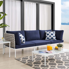 Load image into Gallery viewer, Harmony Sunbrella¨ Basket Weave Outdoor Patio Aluminum Sofa by Modway
