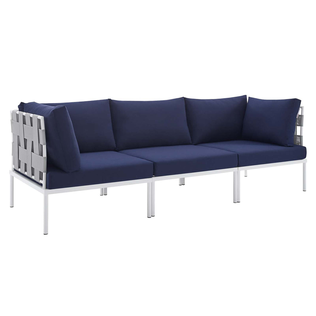 Harmony Sunbrella¨ Outdoor Patio Aluminum Sofa by Modway