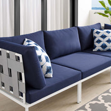 Load image into Gallery viewer, Harmony Sunbrella¨ Outdoor Patio Aluminum Sofa by Modway

