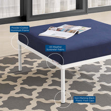 Load image into Gallery viewer, Harmony Sunbrella¨ Outdoor Patio Aluminum Ottoman by Modway
