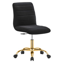 Load image into Gallery viewer, Ripple Armless Performance Velvet Office Chair by Modway
