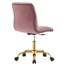 Load image into Gallery viewer, Ripple Armless Performance Velvet Office Chair by Modway
