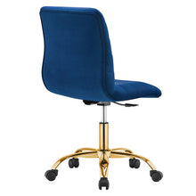 Load image into Gallery viewer, Ripple Armless Performance Velvet Office Chair by Modway
