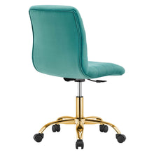 Load image into Gallery viewer, Ripple Armless Performance Velvet Office Chair by Modway
